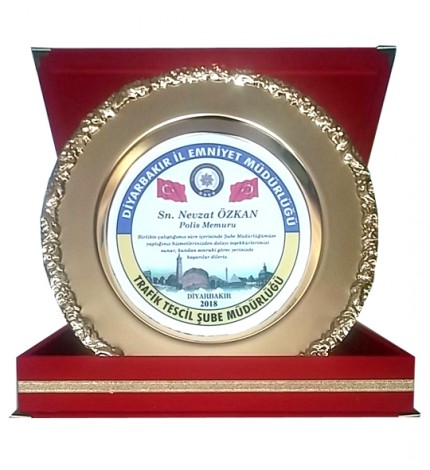 Tabak Plaket Sarı 